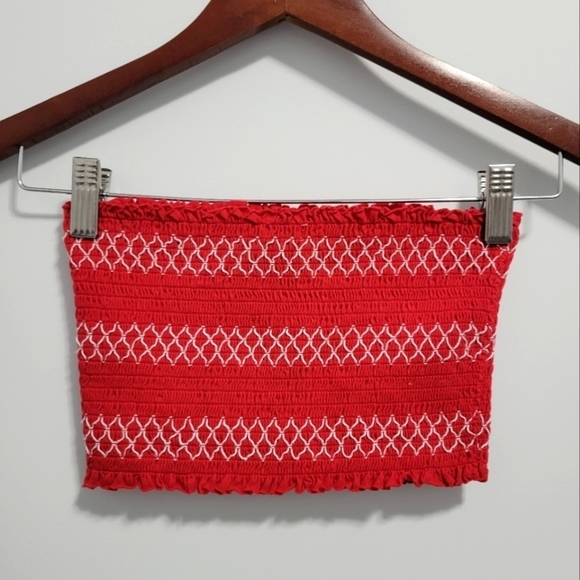 Garage Smocked Tube Top - Size US S - NWOT - Picture 2 of 5